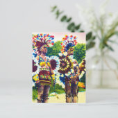 Shawnee Indian War Dancers, Oklahoma Briefkaart (Staand voorkant)