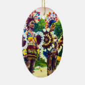 Shawnee Indian War Dancers, Oklahoma Keramisch Ornament (Rechts)