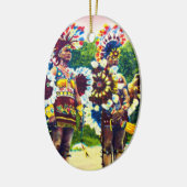 Shawnee Indian War Dancers, Oklahoma Keramisch Ornament (Links)