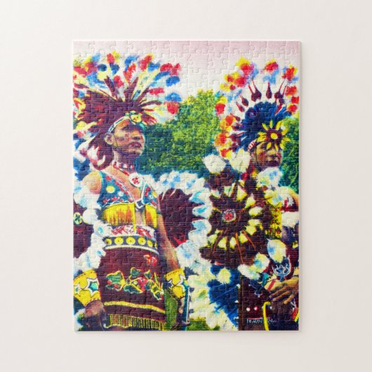Shawnee Indian War Dancers, Oklahoma Legpuzzel (Verticaal)