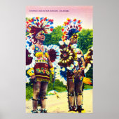 Shawnee Indian War Dancers, Oklahoma Poster (Voorkant)