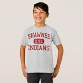 Shawnee - Indiërs - middelbare school - Lima Ohio T-shirt (Voorkant volledig)