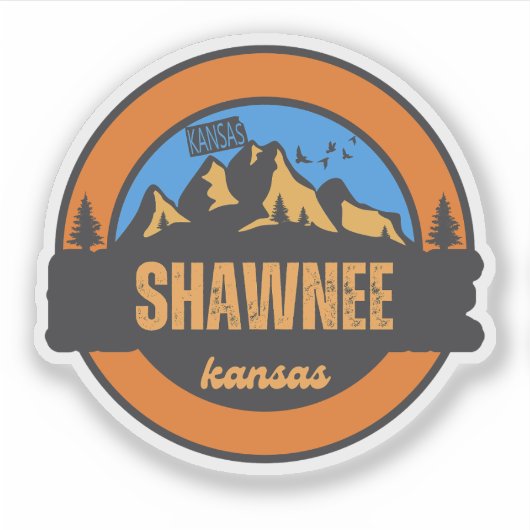 Shawnee, Kansas Sticker (Voorkant)