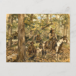 Shawnee krijgers. briefkaart