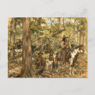 Shawnee krijgers. briefkaart