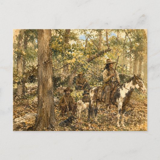 Shawnee krijgers. briefkaart (Voorkant)