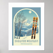 Shawnee Mountain Pennsylvania ski resort Poster (Voorkant)