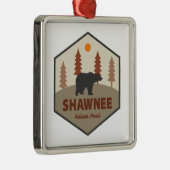 Shawnee National Forest Beer Metalen Ornament (Rechts)