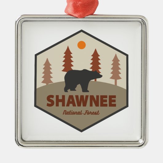 Shawnee National Forest Beer Metalen Ornament (Voorkant)