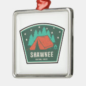 Shawnee National Forest Camping Metalen Ornament (Links)