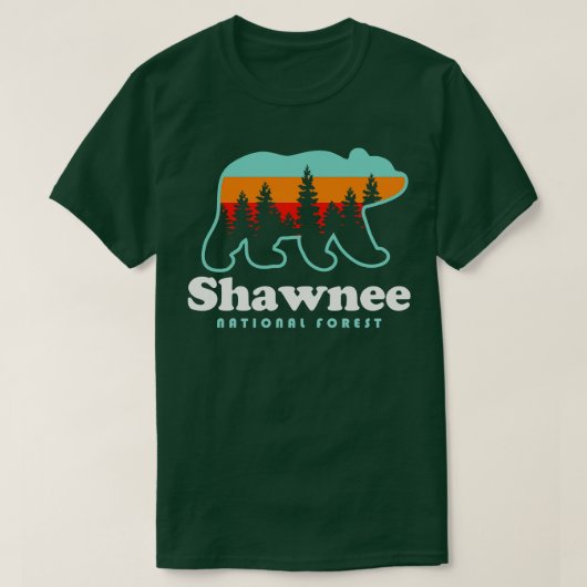 Shawnee National Forest Camping Waterfall Illinoi T-shirt (Design voorkant)