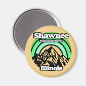  Shawnee National Forest Illinois Magneet (Voorkant / Achterkant)