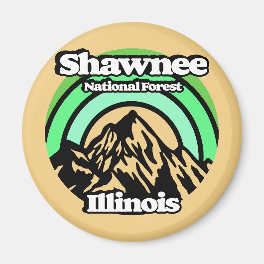  Shawnee National Forest Illinois Magneet (Voorkant)
