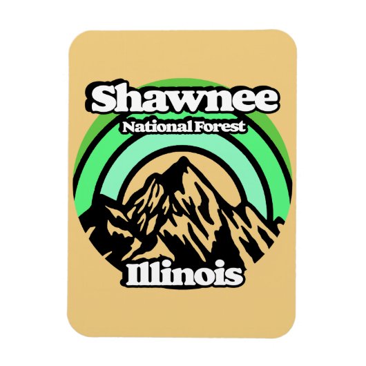 Shawnee National Forest Illinois Magneet (Verticaal)