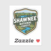 Shawnee National Forest Illinois Sticker (Vel)