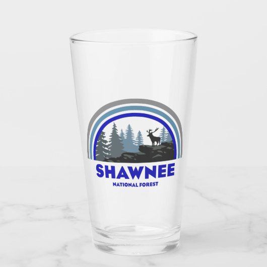 Shawnee National Forest Regenboog Herten Glas (Voorkant)