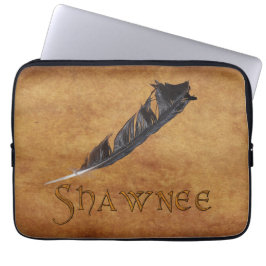 SHAWNEE Native American Feather Laptop Mover Laptop Sleeve