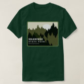 Shawnee State Park Pennsylvania Forest Sunrise T-shirt (Design voorkant)