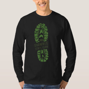 Shawnee State Park Pennsylvania Pa Hiking Boot T-shirt