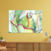 Shaw's Agave Canvas Print (Insitu (Woonkamer))