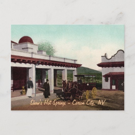 Shaws Hot Springs-Briefkaart Briefkaart (Voorkant)