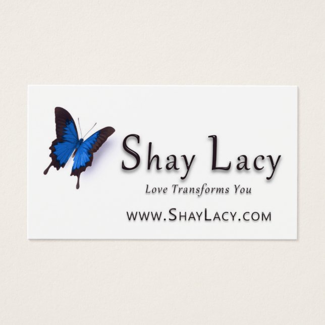 Shay Lacy Visitekaartjes (Voorkant)