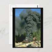 Shay No. 12 blackens the sky on_Steam Trains Briefkaart (Voorkant / Achterkant)