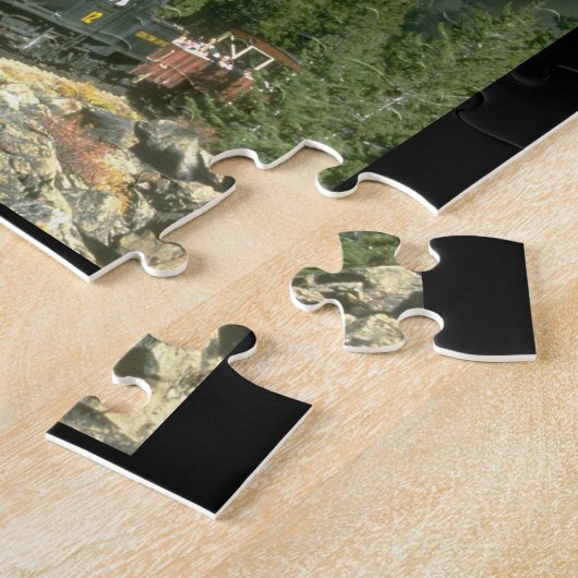 Shay No. 12 blackens the sky on_Steam Trains Legpuzzel (Zijkant)