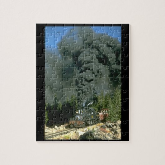 Shay No. 12 blackens the sky on_Steam Trains Legpuzzel (Verticaal)