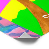 SHAYHAYKEY Gold - basissymbool van Reiki Poster (Hoek)