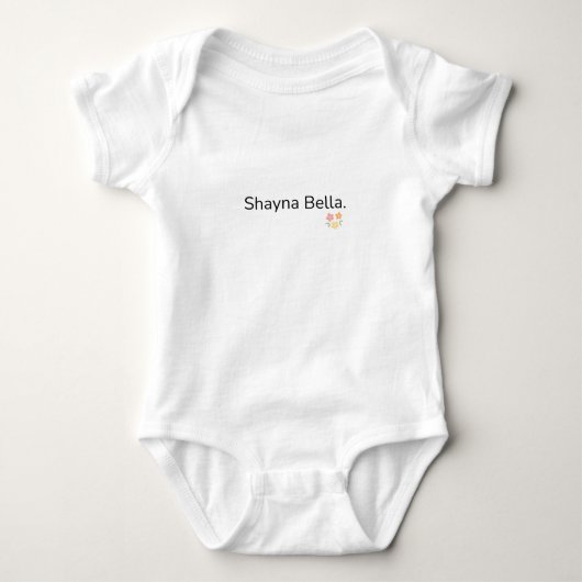Shayna Bella Baby Bodypakje Romper (Voorkant)
