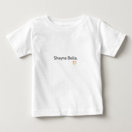 Shayna Bella Baby T-shirt (Voorkant)