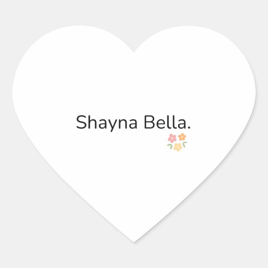 Shayna Bella Sticker (Voorkant)