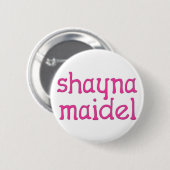 Shayna Maidel Ronde Button 5,7 Cm (Voorkant /achterkant)