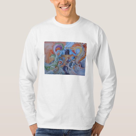 Shayne Ely Arts - Geweldige Zwirly Dding T-shirt (Voorkant)
