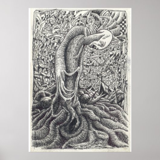 Shayol, inkttekening poster (Voorkant)