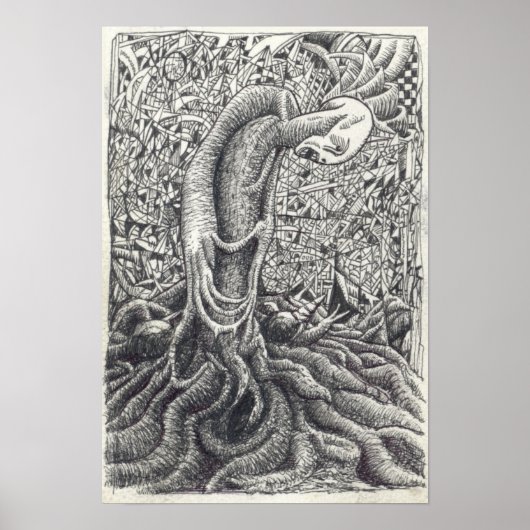 Shayol, inkttekening poster (Voorkant)