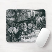 Shays's Mob in het bezit van een rechtbank Muismat (Met muis)