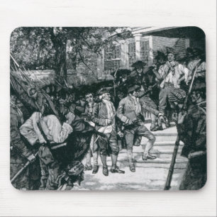 Shays's Mob in het bezit van een rechtbank Muismat