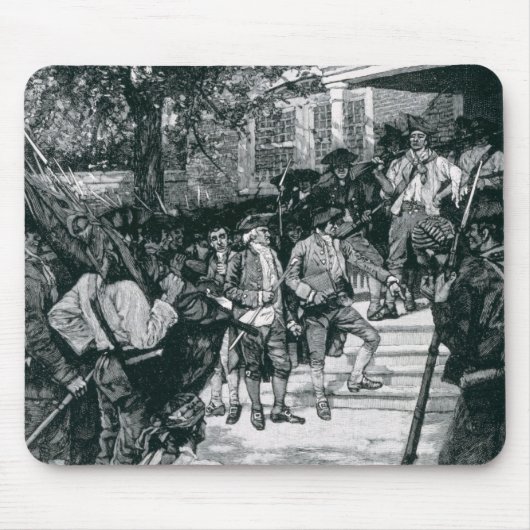 Shays's Mob in het bezit van een rechtbank Muismat (Voorkant)