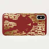 SHAZAM! | Abilities Golden Typography Graphic Case-Mate iPhone Case (Achterkant (horizontaal))