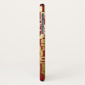 SHAZAM! | Abilities Golden Typography Graphic Case-Mate iPhone Case (Achterkant/links)