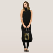 SHAZAM! | Abilities Golden Typography Graphic Tote Bag (Voorkant (model))