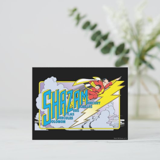 Shazam Acronym 2 Briefkaart (Staand voorkant)