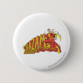 Shazam Acronym Ronde Button 5,7 Cm (Voorkant)