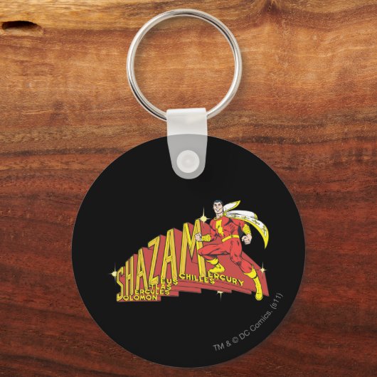 Shazam Acronym Sleutelhanger (Voorkant)