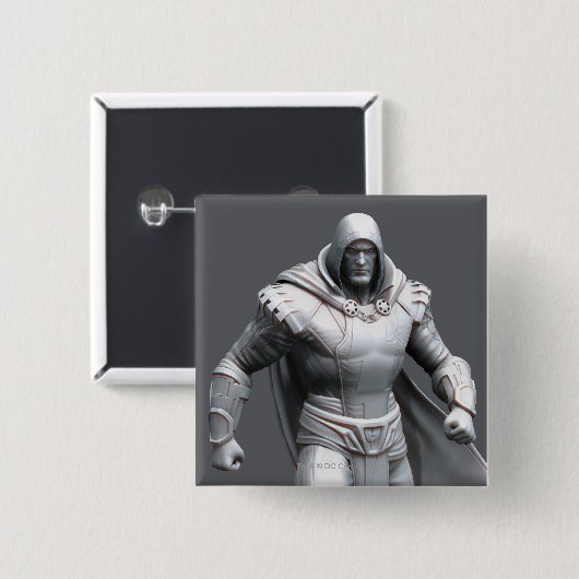 Shazam Alternate Vierkante Button 5,1 Cm (Voorkant /achterkant)