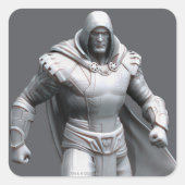 Shazam Alternate Vierkante Sticker (Voorkant)