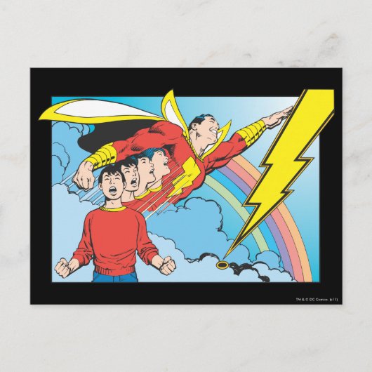 SHAZAM/Billy Batson Briefkaart (Voorkant)