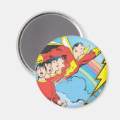SHAZAM/Billy Batson Magneet (Voorkant / Achterkant)